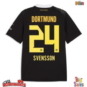 Borussia Dortmund Daniel Svensson #24 Replica Away Stadium Shirt 2026-27 Short Sleeve
